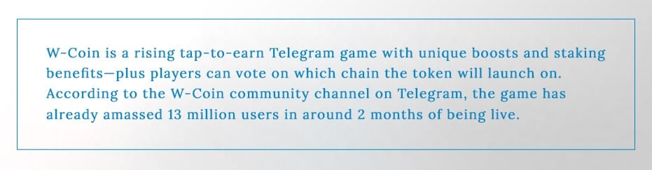 Image--W-Coin Tap to Earn Telegram Game Development
