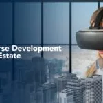 Bannière de développement du métaverse dans l'immobilier