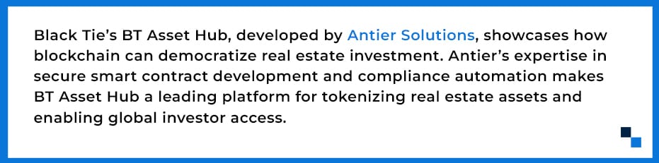 Black Tie’s BT Asset Hub, developed by Antier Black Tie’s BT Asset Hub, developed by Antier