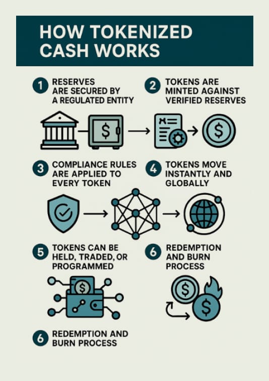 How tokenized cash works