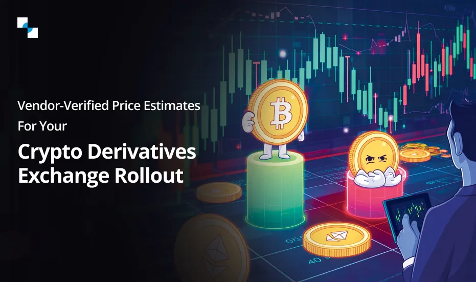 Bannière de produits dérivés cryptographiques.