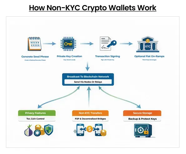 No-KYC Crypto Wallet Solutions