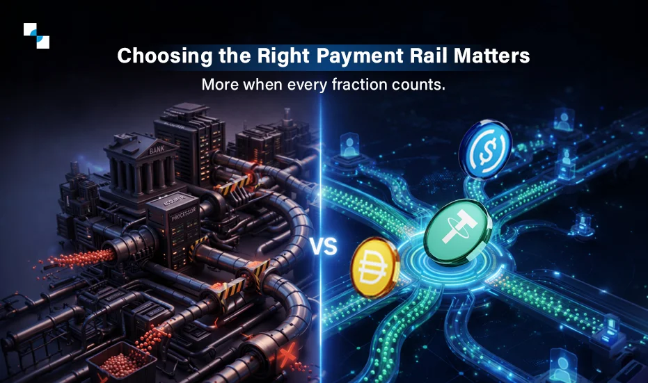 Choosing the right payment rail matters more when every fraction counts