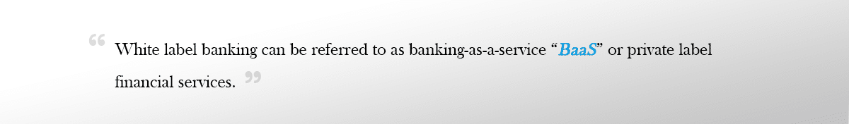 white label banking