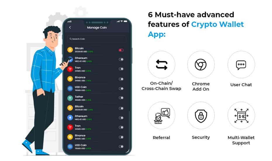 features of Crypto Wallet App