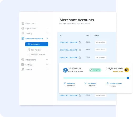 Développement d'une plateforme de transfert de fonds Stablecoin