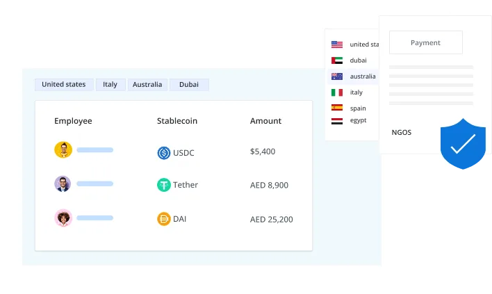 Développement d'une plateforme de transfert de fonds Stablecoin